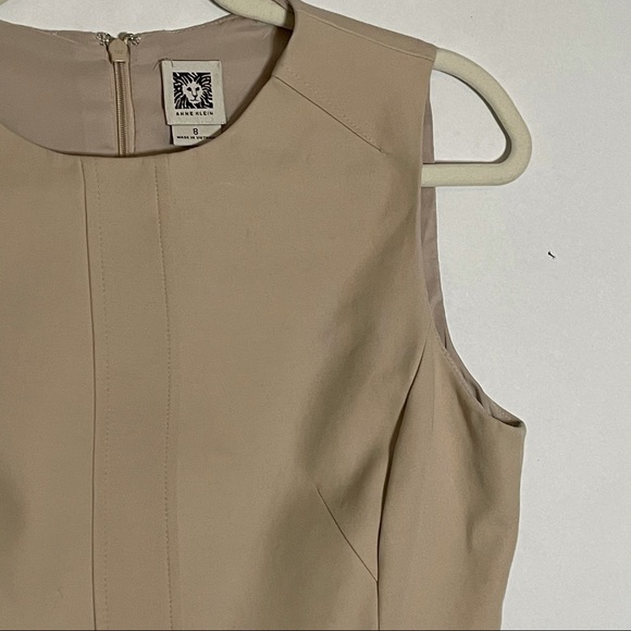 Anne Klein aline tank career dress tan size 8 - Picture 6 of 13